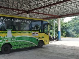 Antusias Masyarakat Tanah Laut Gunakan Transportasi Umum