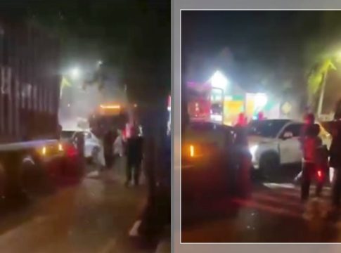 BREAKING NEWS - Laka Beruntun Dekat Jembatan S Parman-Kayu Tangi, Libatkan Tronton
