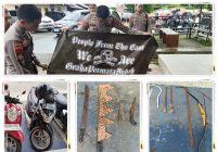 BREAKING NEWS Polisi Amankan 9 Remaja Terduga Gangster di Banjarbaru, Sajam Berbagai Jenis Disita
