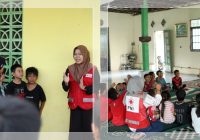 Sentuh Hati Anak-Anak Korban Bencana, PMI Tanah Laut Hadirkan Trauma Healing di Posko Ubudiyah!