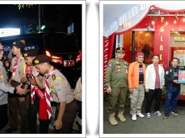 Tahun Baru 2025 di Banjarmasin Berjalan Aman, Wali Kota dan Kapolresta Pantau Pos Pengamanan