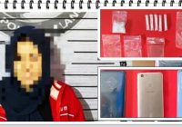 Satresnarkoba Balangan Ringkus Janda Muda di Malam Tahun Baru, Simpan 6 Paket Sabu