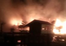 5 Ruang Kelas MTS Bina Taqwa Mantuil Terbakar