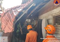 Ini Penyebab Rumah Ambruk di Jalan Mahat Kasan Banjarmasin