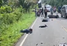 Dua Pengendara Terkapar di Perbatasan Pirbongkang dan Tamporejo