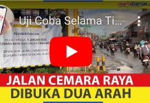 VIDEO Jalan Cemara Raya Diberlakukan 2 Arah
