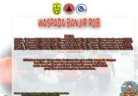 Catat! Jadwal Air Pasang Banjir Rob di Kota Banjarmasin