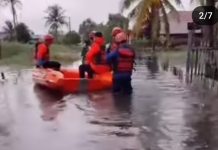 Banjir di Kecamatan Kurau Semakin Tinggi, Warga Dievakuasi