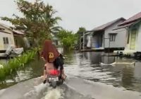 Banjir Pagi ini di Semangat Dalam dan Tunggul Irang Ilir