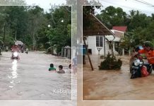 Sungai Kali Benawa HST Meluap, Puluhan Rumah Warga di Barabai Tergenang Air
