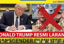 Donald Trump Tandatangani Perintah Eksekutif Larang Transgender di Militer AS