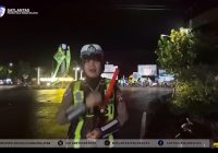 Pantauan Situasi Lalu Lintas di Jambu Hilir dan Bundaran Ketupat Kecil HSS Jelang Haul ke 20 Abah Guru Sekumpul