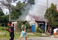 Api Berkobar di Komplek SCI Landasan Ulin Utara Kota Banjarbaru