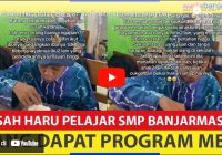 VIDEO Kisah Haru Alfin, Pelajar SMP Banjarmasin yang Dapat Makan Bergizi Gratis