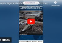 VIDEO - Baru Direnovasi Rp 108 Miliar, Pagar Stadion Demang Lehman Ambrol Diterjang Hujan Deras