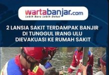 VIDEO- 2 Lansia Sakit Terdampak Banjir di Tunggul Irang Ulu Dievakuasi ke Rumah Sakit