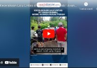VIDEO Kecelakaan Lalu Lintas di Tanah Bumbu, Avanza Vs Truk Kontainer
