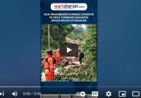 VIDEO- Dua Penambang Korban Longsor di Desa Tumbang Mahuroi Masih Belum Ditemukan