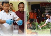 Polres Tanah Bumbu Musnahkan 742 Gram Sabu dan Ratusan Ekstasi: Komitmen Tegas Berantas Narkotika