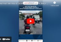VIDEO Warga Diminta Hati-hati Melintas di Jalan A Yani Km 9 karena Banjir Rendam Sebagian Jalan