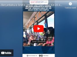 VIDEO Pemprov Kalsel Gratiskan Bus Banjarbakula untuk Jamaah Haul ke-20 Abah Guru Sekumpul