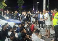 Puluhan Motor Diamankan di Tiga Lokasi Balapan Liar di Palangka Raya