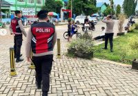 Jaga Situasi Kondusif, Polres Tanah Laut Sebar Anggota di Pusat Keramaian dan Fasilitas Umum