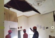 Rumah Kos di Simpang Gatot Subroto 7 Jalan Rama Nyaris Ambruk, Penghuni dan Barang-barang Dievakuasi