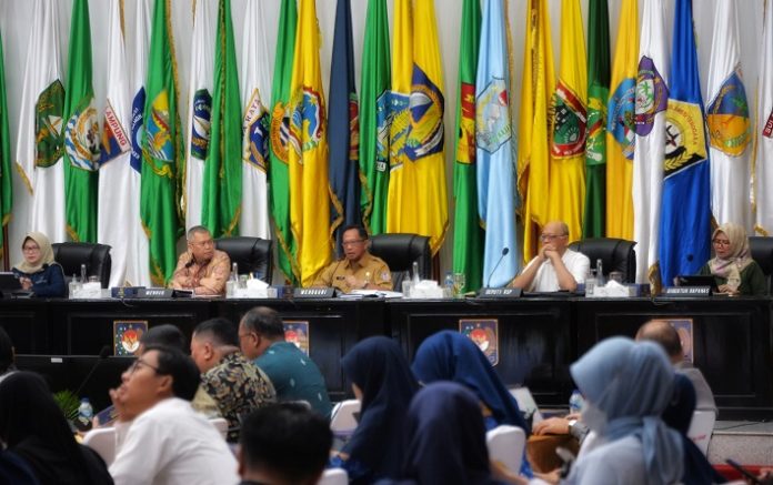 Kemenhub bersama Mendagri menggelar rapat dengan kepala daerah membahas persiapan angkutan lebaran 2025. (wartabanjar.com - Ist)