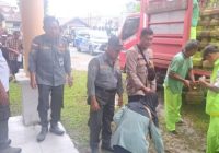 Operasi Pasar Jelang Ramadan, Bhabinkamtibmas Langkai Kawal Distribusi LPG 3 Kg