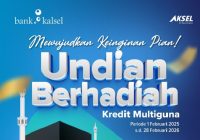 Bank Kalsel Sediakan 15 Paket Umrah dan Sepeda Listrik, Cek di Sini