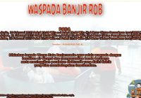 Banjir Rob Hari ini di Kota Banjarmasin Diprediksi Mulai Jam 7 Malam