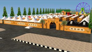 Konsep desain Banjarbaru Ramadan Festival 2025 di Lapangan Murjani. (wartabanjar.com - Ist. Disporabudpar)