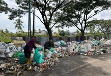 Sampah Menumpuk di Jalan Simpang 4 Gerilya, ini Langkah yang Dilakukan DLH Banjarmasin karena TPA Basirih Tutup