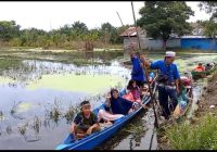 Momen Haru Warnai Kepulangan Pengungsi Banjir di Posko Ubudiyah Tanah Laut