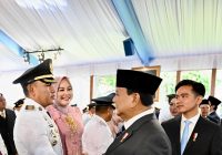Presiden Prabowo Subianto Ucapkan 2 Kata ini Saat Salami Bupati Tala H. Rahmat Trianto Usai Pelantikan di Istana Negara