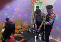 Personel Polres Tabalong Patroli ke THM dalam Rangka Patroli KRYD
