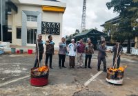 Kejaksaan Negeri Banjarbaru Musnahkan Barang Bukti, Sabu-Sabu Masih Mendominasi