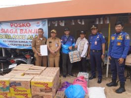 6 Kecamatan Masih Digenangi Banjir, Pemkab Banjar Terus Salurkan Bantuan