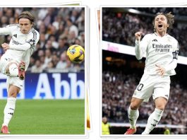 Usai Modric Cetak Gol Cepat, Real Madrid Taklukkan Girona 2-0 dan Samai Barcelona di Puncak La Liga