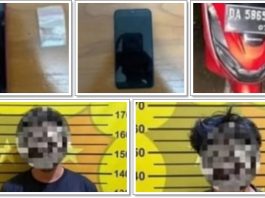 Polisi Grebek Jalan Hauling! Dua Pengedar Sabu di Tapin Diciduk, Barang Bukti Diamankan