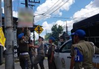 10 Reklame Dicopot Sat Pol PP Banjarbaru di Jalan Golf