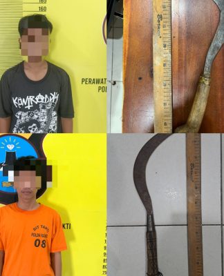 2 Remaja Bawa Sajam di Taman Kamboja Diamankan Polisi