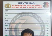 Dilaporkan Warga Bawa Narkoba, SA Diringkus Satresnarkoba Polres HSU