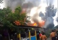 BREAKING NEWS Musibah Kebakaran di Peramuan Kota Banjarbaru