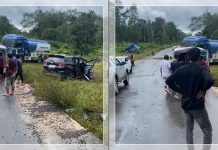 BREAKING NEWS Truk Tangki Hantam Innova di Jalan By Pass Banjarbaru-Batulicin, Mobil Ringsek Parah!