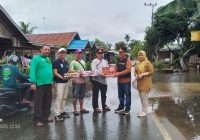 Empat SKPD Pemkab Banjar Salurkan Bantuan untuk Para Korban Banjir di Desa Jingah Habang Ilir