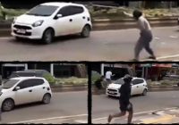 Pelarian Pengedar Sabu di Tala Berakhir Tragis! Mobil Hancur Dikejar Polisi dan Warga