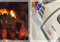 TRAGIS! Pesawat Ambulans Udara Jatuh di Philadelphia, 6 Orang Tewas, Rumah Warga Ikut Terbakar