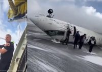 Detik-Detik Pesawat Delta Air Lines Jatuh dan Terbalik saat Mendarat Darurat di Toronto, Begini Kondisi 80 Penumpangnya